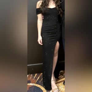 Black formal dress